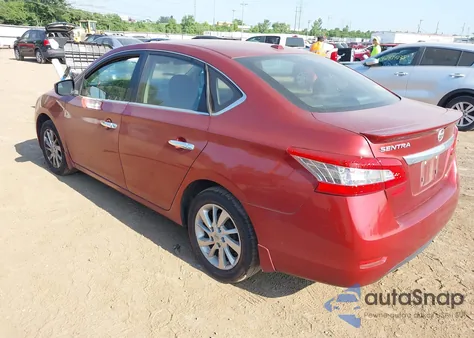 2015 Nissan Sentra Sv из США, поврежденный, VIN 3N1AB7AP7FY275840